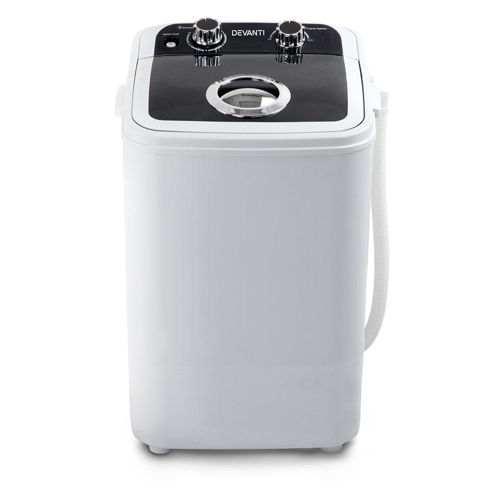Devanti Portable Washing Machine 4.6KG Black