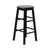 Artiss 2x Bar Stools Round Chairs Wooden Black