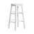 Artiss 2x Bar Stools Round Chairs Wooden White