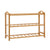 Artiss 3 Tiers Bamboo Shoe Rack Storage Organiser Wooden Shelf Stand Shelves