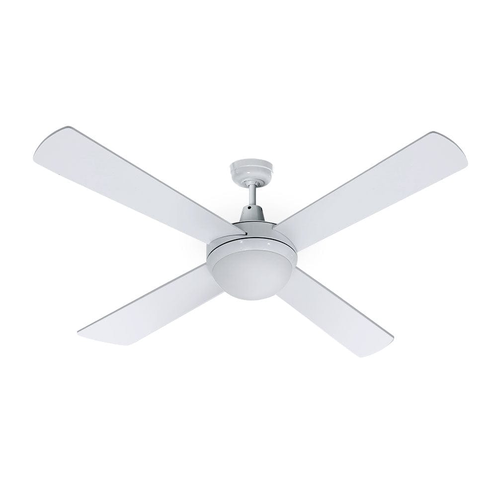 Devanti 52&#39;&#39; Ceiling Fan AC Motor w/Light w/Remote - White