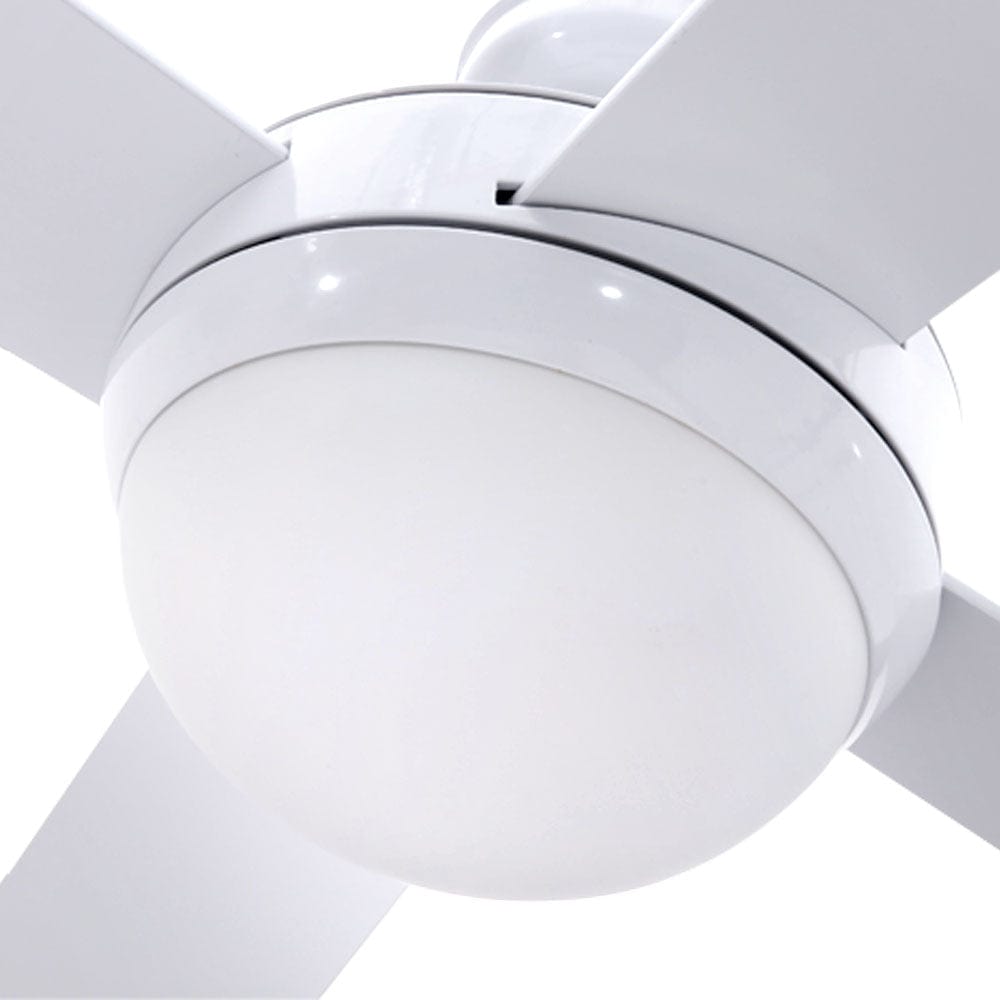 Devanti 52&#39;&#39; Ceiling Fan AC Motor w/Light w/Remote - White