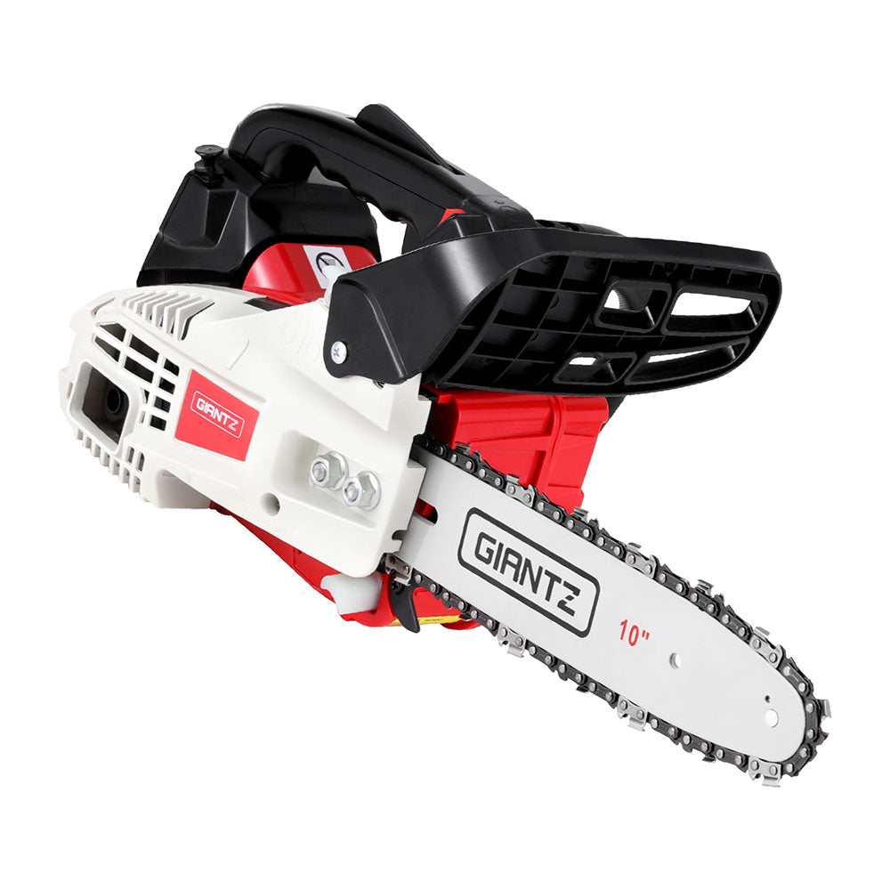 Giantz 25cc Petrol Chainsaw 10&quot; Bar E-Start Tree Pruning Chain Saw