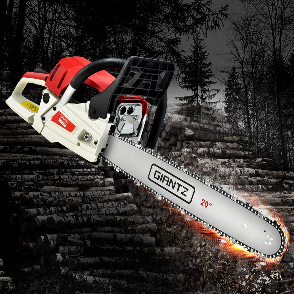 Giantz Chainsaw Petrol 62CC 20&quot; Bar Commercial E-Start Pruning Chain Saw,Giantz Chainsaw Petrol 62CC 20&quot; Bar Commercial E-Start Pruning Chain Saw 4.5HP