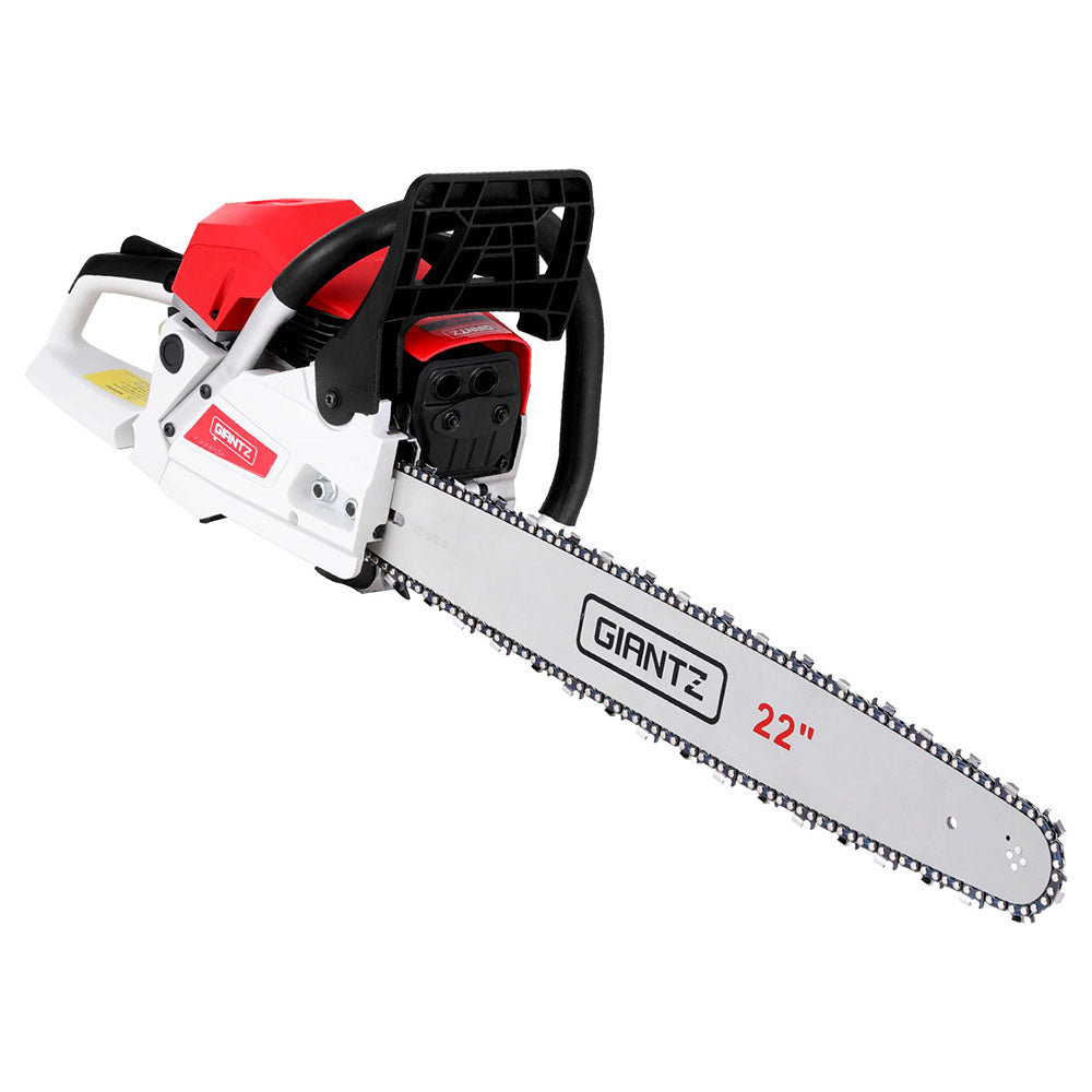 Giantz 74cc Petrol Chainsaw 22&quot; Bar E-Start Tree Pruning Chain Saw