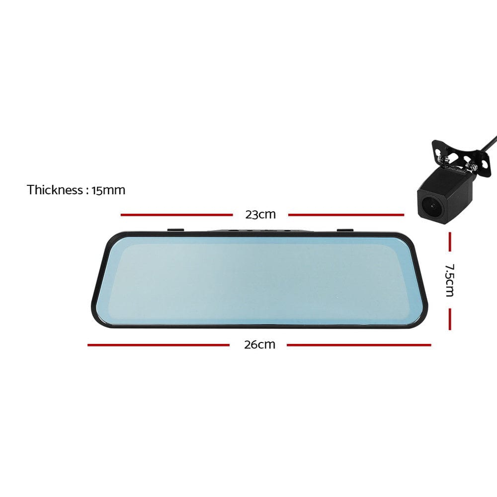 UL-tech Dash Camera 1080P 9.66&quot; Front Rear View,UL-tech Dash Camera 1080P 9.66&quot; Front Rear View Cam Car DVR Reverse Recorder