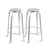 Gardeon 2-Piece Outdoor Bar Stools Patio Indoor Bistro Aluminum Chairs