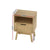 Artiss Rattan Bedside Table 1 Drawer with Shelf - REI Oak