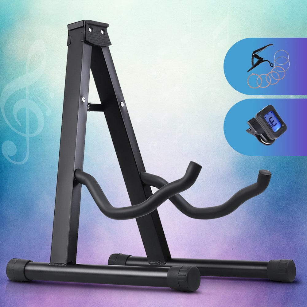 Alpha Guitar Stand Folding Portable Floor Rack Holder