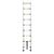 Giantz 2.6M Telescopic Ladder Aluminium Extension Extendable Steps Adjustable Height