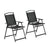 Gardeon Outdoor Chairs Portable Folding Camping Chair Steel Patio Furniture