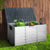 Gardeon Outdoor Storage Box 290L Lockable Organiser Garden Deck Shed Tool Grey