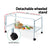 i.Pet Rabbit Cage Hutch 106cm Indoor Enclosure Carrier