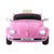 Kids Ride On Car Licensed Volkswagen Beetle Electric Toys Horn Remote 6V Pink