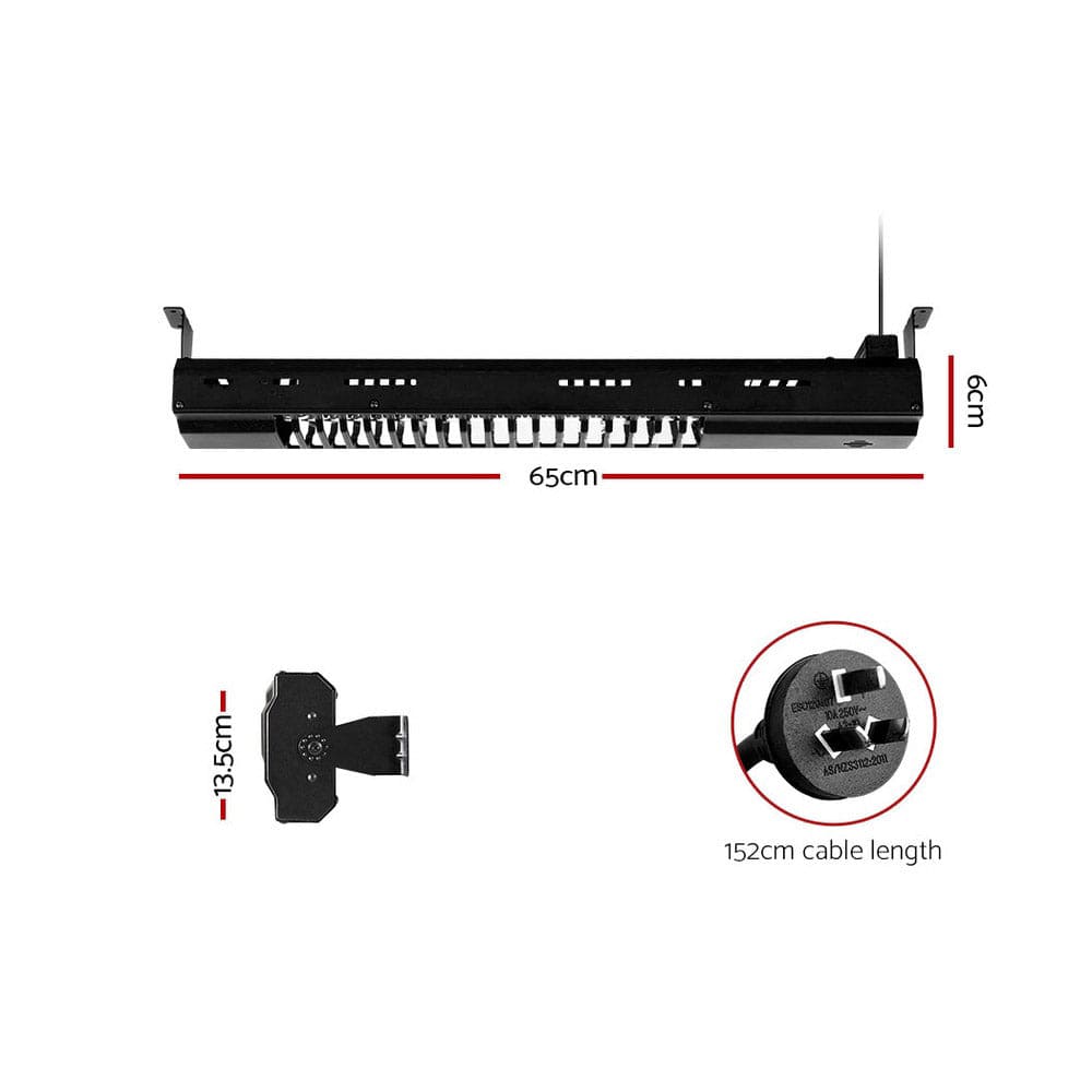 Devanti Electric Strip Heater Radiant Heaters 2000W