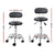 Artiss Salon Stool Swivel Chair Backrest Black