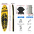 Weisshorn Stand Up Paddle Board 10.6ft Inflatable SUP Surfboard Paddleboard Kayak Surf Yellow