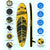 Weisshorn Stand Up Paddle Board 10.6ft Inflatable SUP Surfboard Paddleboard Kayak Surf Yellow