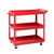 Giantz 3-Tier Tool Cart Trolley Workshop Garage Storage Organizer Red