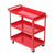 Giantz 3-Tier Tool Cart Trolley Workshop Garage Storage Organizer Red