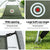 Everfit 3M Golf Practice Net And Training Mat Set Driving Target Green