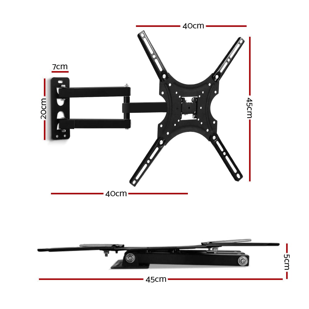 Artiss TV Wall Mount Bracket for 24"-50" LED LCD TVs Full Motion Strong Arms