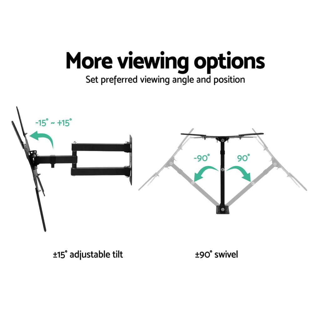 Artiss TV Wall Mount Bracket for 24"-50" LED LCD TVs Full Motion Strong Arms