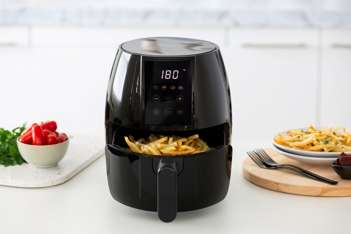 3L Digital Air Fryer w/ 200 C, Non-Stick &amp; Removable Basket
