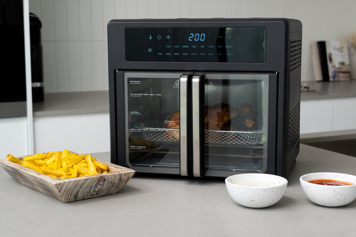 25L Air Fryer Convection Oven with 360 Cooking &amp; French Doors