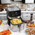 7L Digital Stainless Steel Air Fryer Kitchen Appliance