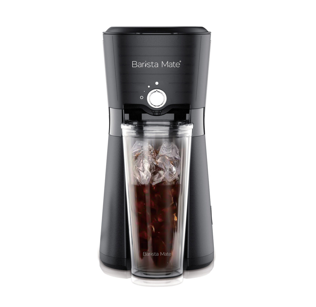 Digital Iced Coffee Maker w/ 10oz, Reusable Cup &amp; Straw Included