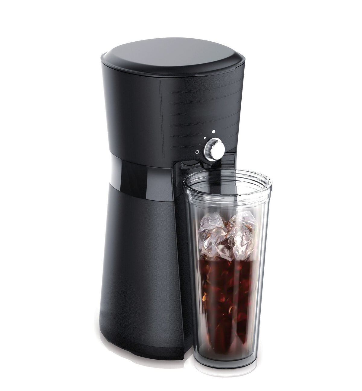 Digital Iced Coffee Maker w/ 10oz, Reusable Cup &amp; Straw Included