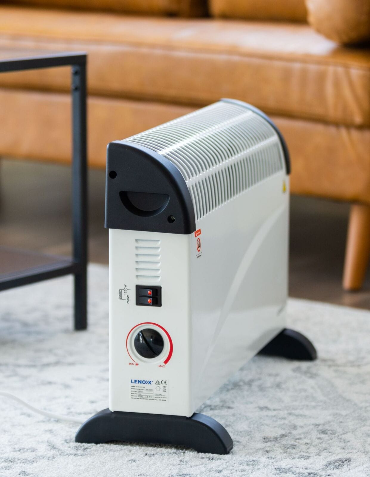 Portable Convector Heater 2000W, 3 Heat Settings