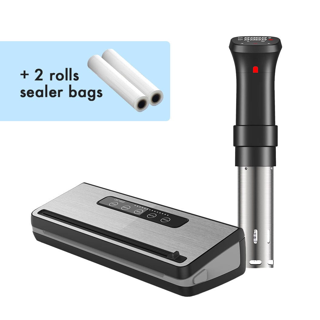 Sous Vide Starter Kit with Vacuum Sealer &amp; Bags