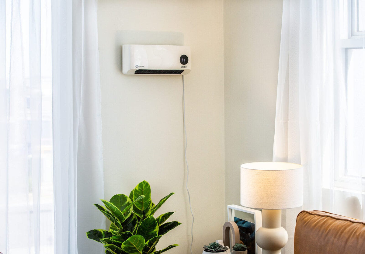 Wall-Mounted Heater &amp; Fan with Remote Control