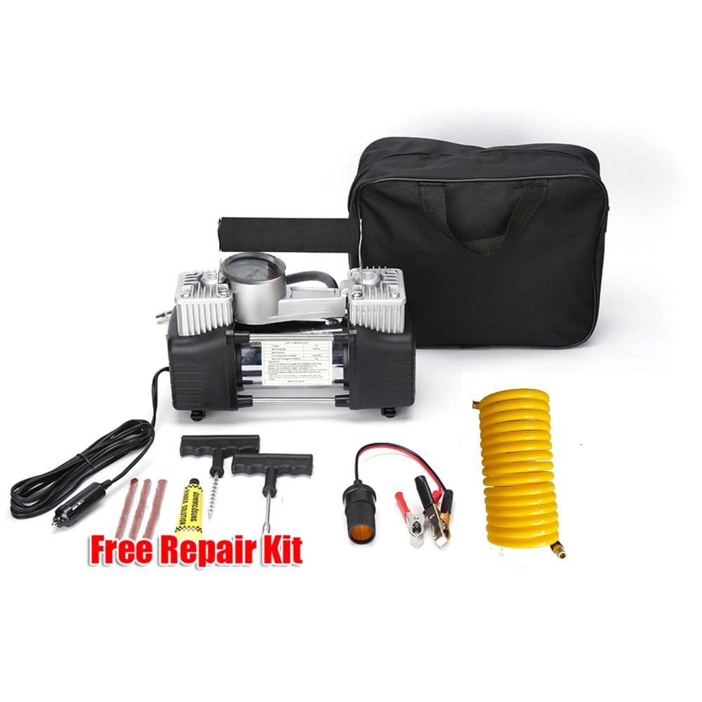 12V 150PSI Car Air Compressor Portable Tyre Deflator Inflator Pump 4WD Car Truck