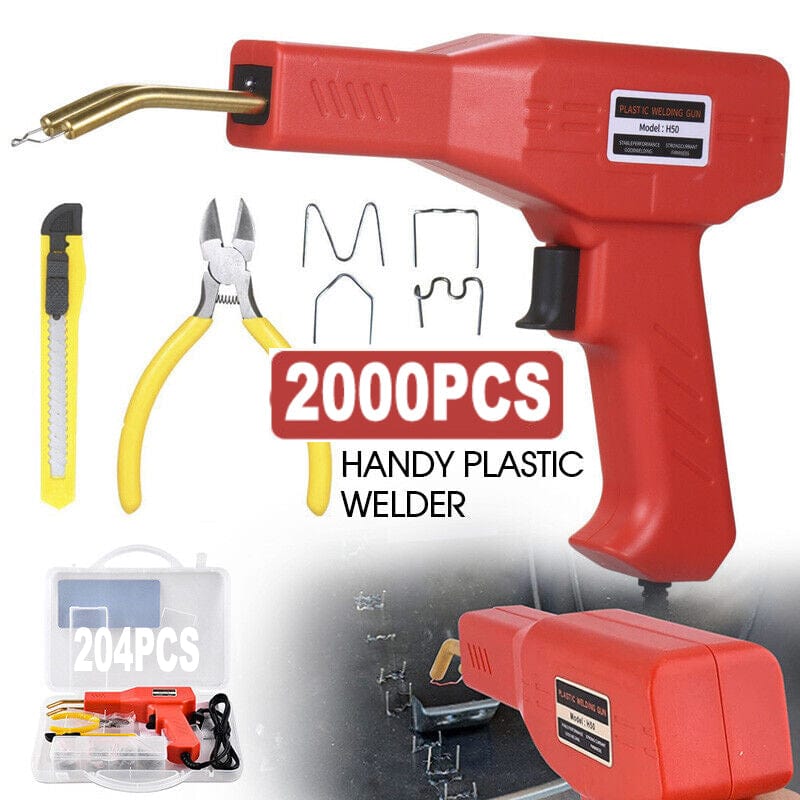 Plastic Welder Garage Tool Hot Staple Staplers Bumper Repair Welding Machine Kit