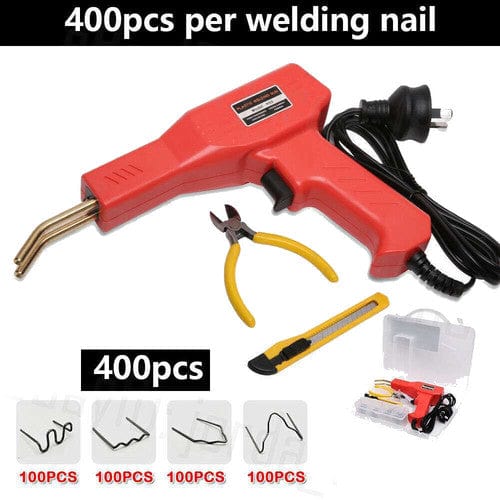 Plastic Welder Garage Tool Hot Staple Staplers Bumper Repair Welding Machine Kit