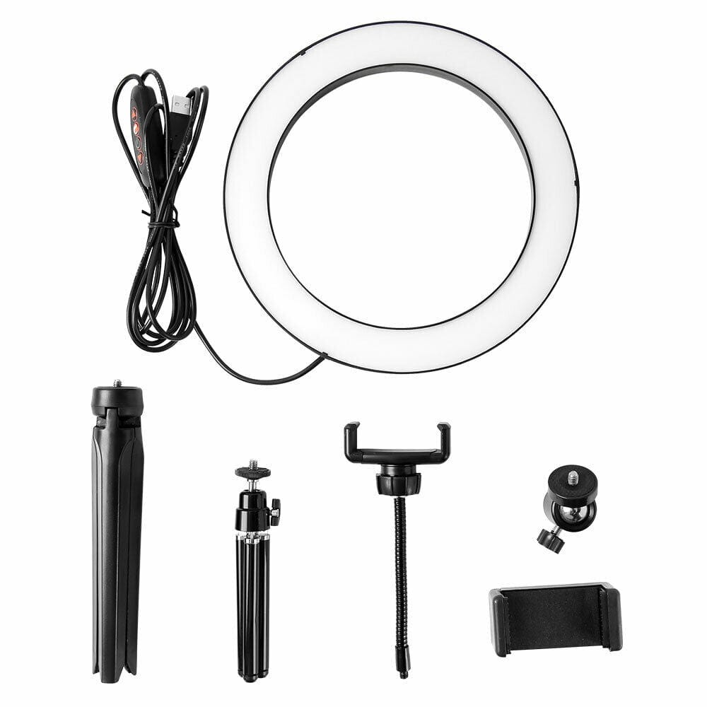 10&quot; Dimmable LED Ring Light Tripod Stand for Phone Makeup Live Selfie