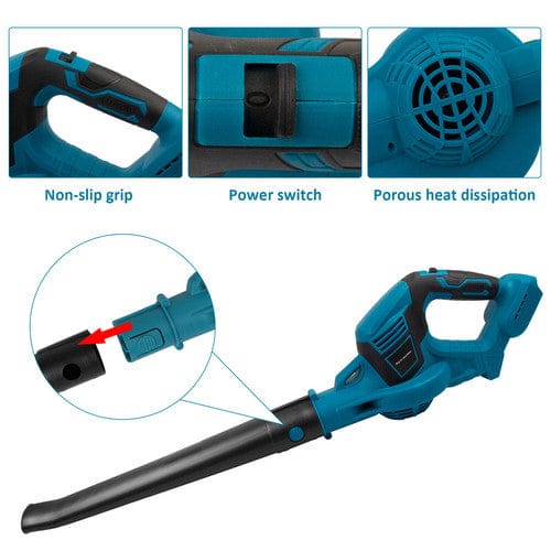 Cordless Garden Leaf Dust Blower Handheld For Makita With 2Battery &amp; Charger 36V
