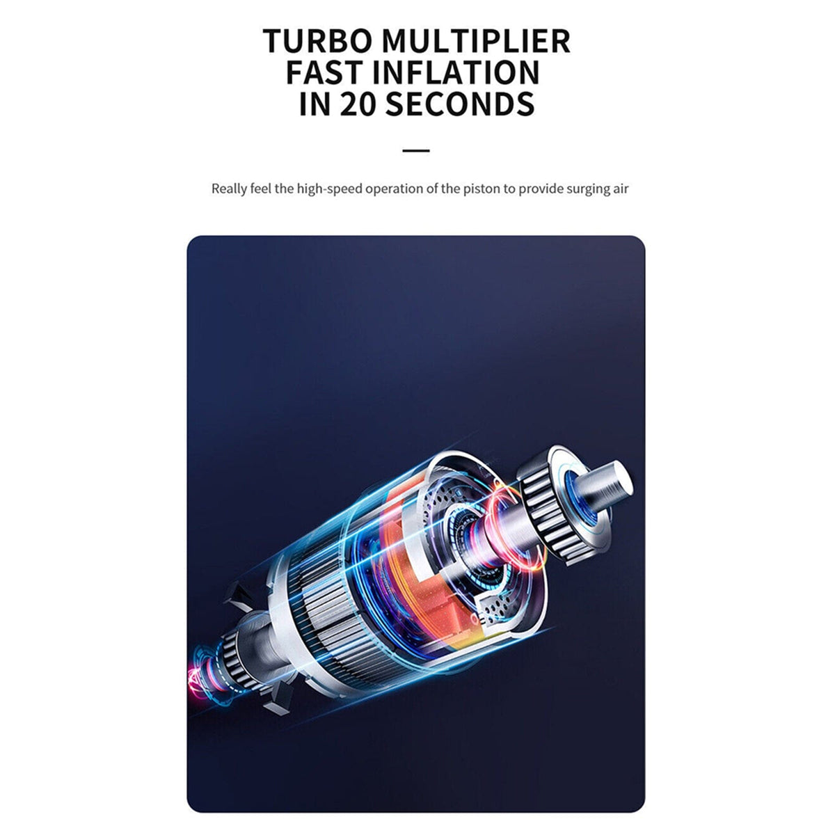 12V Cordless Car Tire Air Inflator Electric Pump Portable Tyre USB Rechargeable