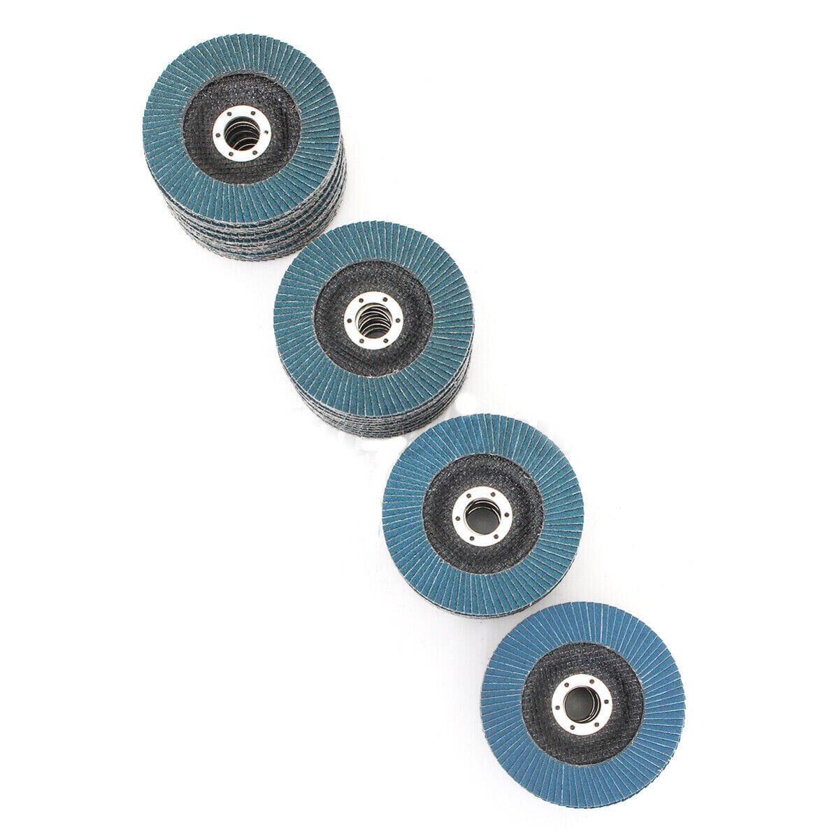 20 PCS 40 Grit Grinding Wheel 5&#39;&#39; 125MM Angle Grinder Flap Sanding Disc AU