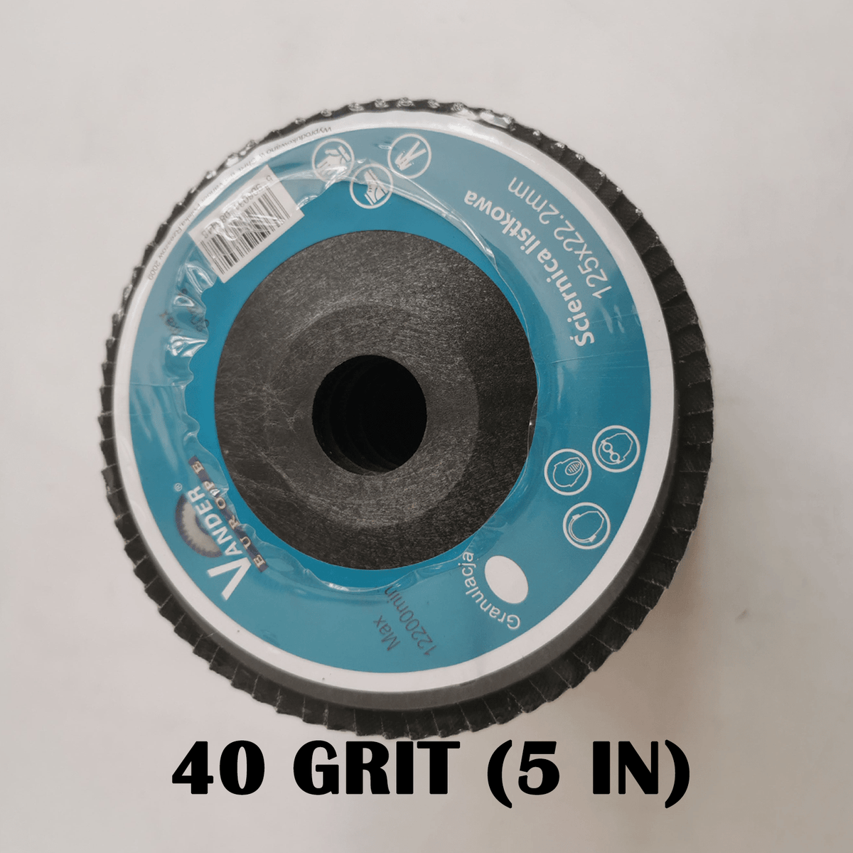 20 PCS 40 Grit Grinding Wheel 5&#39;&#39; 125MM Angle Grinder Flap Sanding Disc AU
