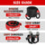 X-BULL 4X4 Recovery Kit Kinetic Recovery Rope Snatch Strap / 2PCS Recovery Tracks 4WD Gen3.0 Red