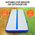 PROFLEX 300x100x10cm Inflatable Air Track Mat Tumbling Gymnastics, Blue & White, with Electric Pump