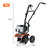 PLANTCRAFT 52CC Petrol Garden Cultivator Tiller 10in Handheld Rototiller 2-Stroke, Titan 7