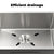 AMIRRA Kitchen Stainless Steel Sink 450mm x 300mm (Silver) AMR-KS-104-LH