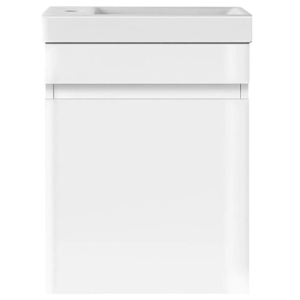 AMIRRA Slim Bathroom Vanity Cabinet with Basin Bowl (White) AMR-BVC-100-YDMY