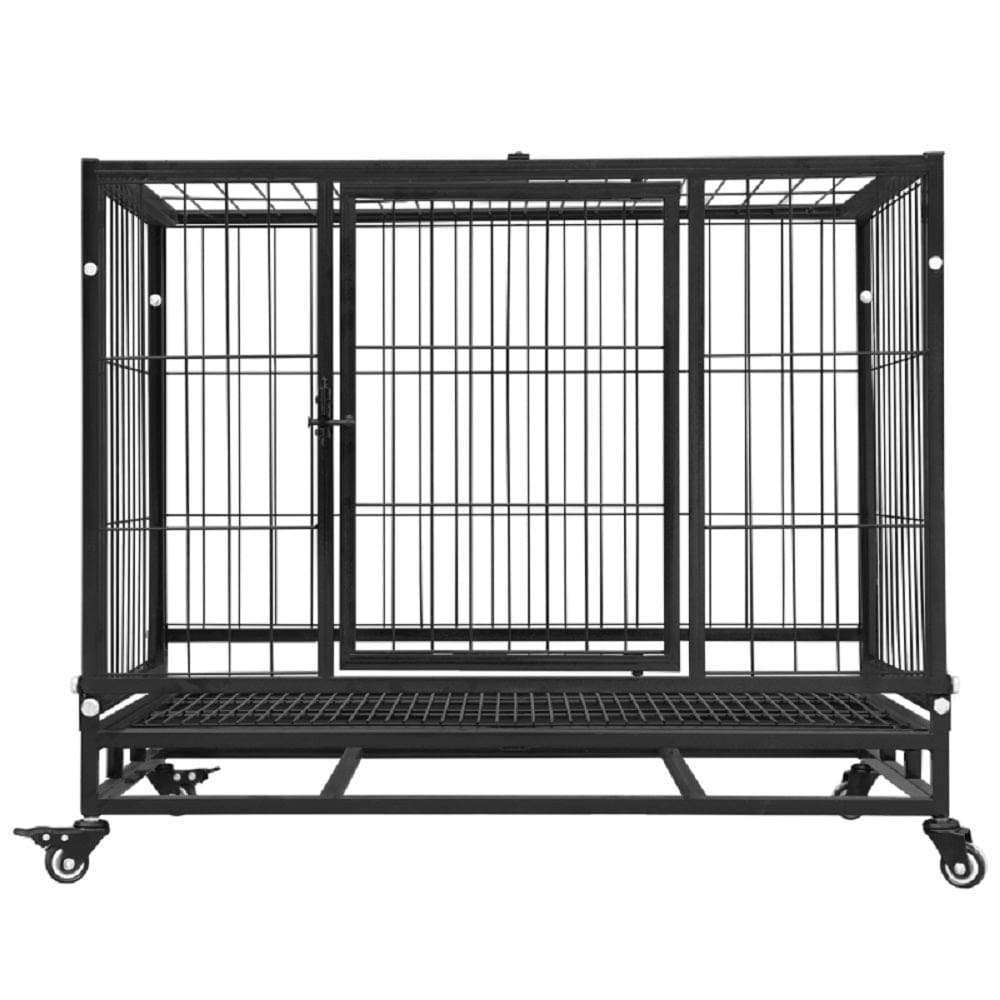 Floofi Dog Cage 46&quot; (with wheels)