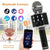 GOMINIMO 4 in 1 Wireless Bluetooth Karaoke Microphone with Record Function (Black)